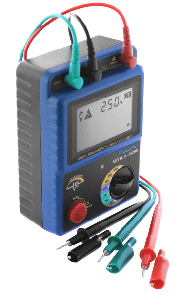 Измеритель сопротивления изоляции (мегаомметр) МЕГЕОН 13200 купить по низкой цене | МАКСПРОФИТ