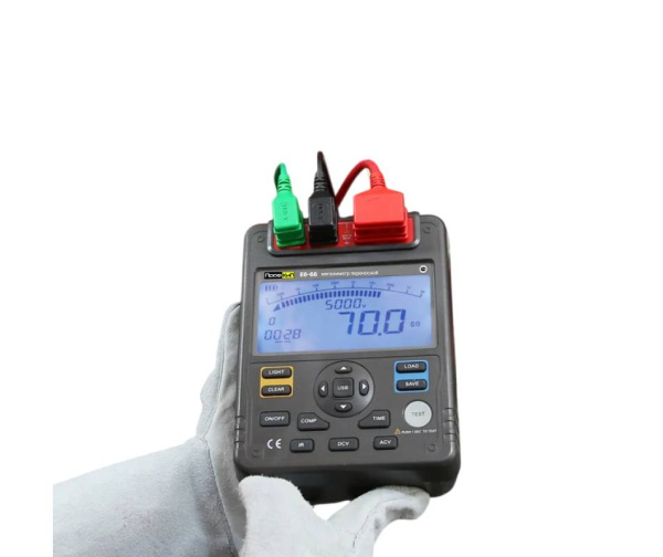 Мегаомметр цифровой ПрофКиП Е6-66 купить по низкой цене | МАКСПРОФИТ