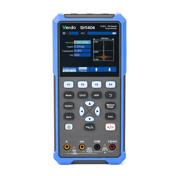 Осциллограф-мультиметр VERDO SH1404 с генератором купить по низкой цене | МАКСПРОФИТ